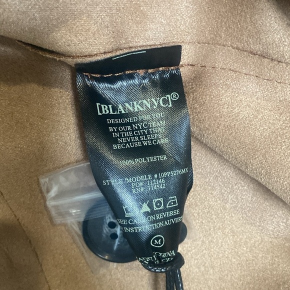 BLANKNYC Snake Print Soft Faux Suede Long Coat Size Medium - Picture 7 of 9